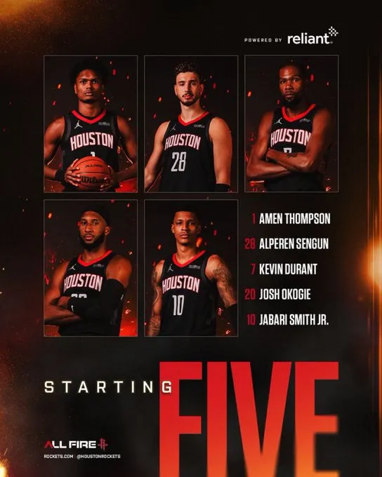 亿万28官网-火箭首发：阿门、奥科吉、杜兰特、小贾巴里、申京